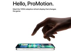 Os desenvolvedores aparentemente não podem executar animações em seus aplicativos iOS a 120Hz no iPhone 13 Pro e iPhone 13 Pro Max (Imagem: Apple)