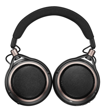 Os fones de ouvido Audio-Technica ATH-AL5NC são dobráveis para facilitar o transporte.