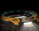 O Instinct Crossover AMOLED com sua lanterna de LED ativada. (Fonte da imagem: Garmin)