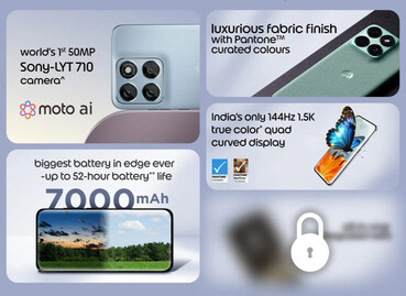 Especificações principais recém-reveladas do Motorola Edge 70 Fusion