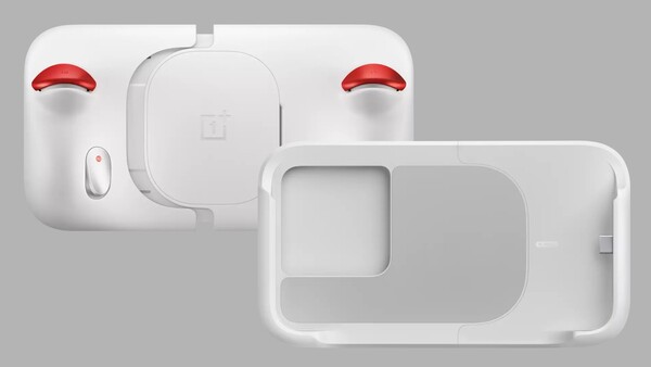 O OnePlus Strix G15 é um controlador telescópico que pode ser estendido para se adaptar a um dispositivo maior.
