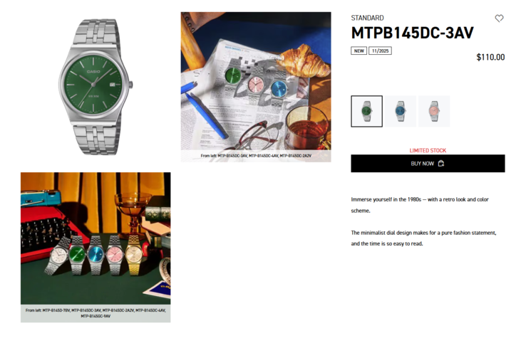 (Fonte da imagem: Casio)