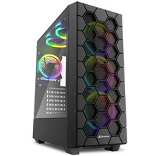 Caso Sharkoon RGB Hex ATX (Fonte: Sharkoon)