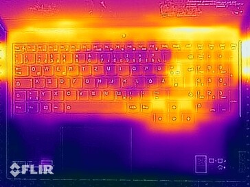 Teste de estresse de temperatura da superfície (topo)