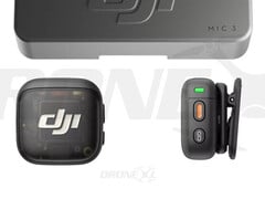 O DJI Mic 3 será um pouco maior que o Mic Mini e consideravelmente menor que o Mic 2. (Fonte da imagem: via DroneXL &amp;amp; Jasper Ellens)