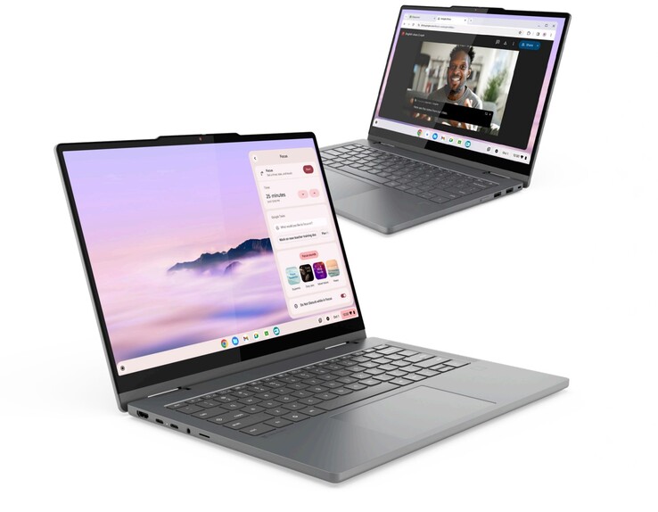 O Lenovo Chromebook Plus 2-em-1 pode ser equipado com até um processador Intel Core 7. (Fonte da imagem: Lenovo)