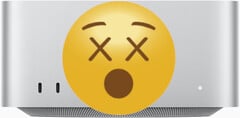 Appleo desktop mais poderoso da Apple, o Mac Studio M3 Ultra (foto), aparentemente tem problemas com a atualização para o macOS 26 Tahoe. (Fonte da imagem: Apple, c/edições)