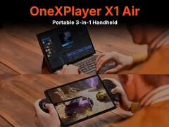 A One-Netbook oferece o OneXPlayer X1 Air em duas variantes de processador. (Fonte da imagem: One-Netbook)
