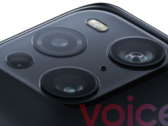 O Oppo Find X3 Pro apresenta uma lente de macro zoom 25x com anel intermitente. (Imagem: @evleaks/Voice)