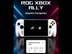 Teaser de pré-venda do ROG Xbox Ally com contagem regressiva. (Fonte da imagem: Asus ROG Singapore no Facebook)