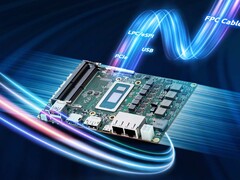 Um novo computador de placa única com uma APU Intel. (Fonte da imagem: Adlink)