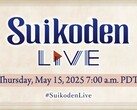 O próximo Suikoden Live da Konami, em 15 de maio, revelará novos detalhes sobre o Suikoden I &amp; II HD Remaster e o jogo para celular STAR LEAP. (Fonte da imagem: Konami)