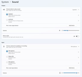 Registra-se como um dispositivo de áudio plug-and-play