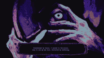 Uma captura de tela do Glassy Stare