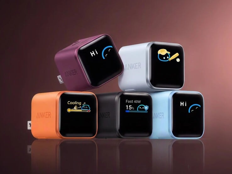 O carregador Anker Nano está disponível em várias cores para combinar com os modelos de iPhone 17 e 18.
