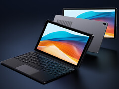 O Hi10 X2 pode ser adquirido por US$ 177,11 com o código de cupom. Na foto: uma imagem promocional do tablet Windows. (Fonte da imagem: Chuwi)