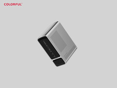 O SMATR 900 colorido é mais um mini PC Strix Halo. Na foto: o PC compacto. (Fonte da imagem: PC Watch)