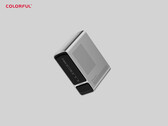 O SMATR 900 colorido é mais um mini PC Strix Halo. Na foto: o PC compacto. (Fonte da imagem: PC Watch)