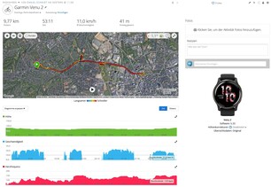 Teste de GNSS Garmin Venu 2 (referência)