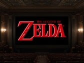 O filme “The Legend of Zelda” exibido em um cinema