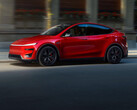 Novo Model Y Performance na cor Ultra Red (Fonte da imagem: Tesla)