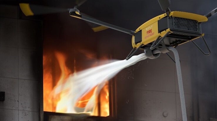 O Q250 pode ser usado para combate a incêndios (Fonte da imagem: SiFly)