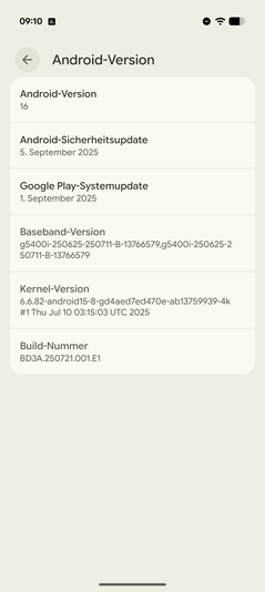 Android versão