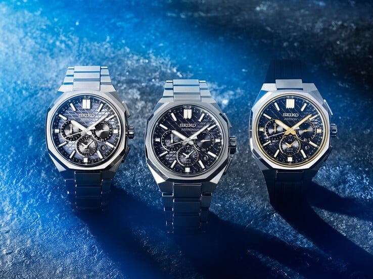 A partir da direita: Seiko HAB001