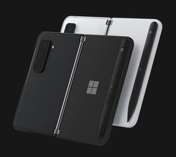 Microsoft Surface Duo 2 em Obsidiana e Glaciar