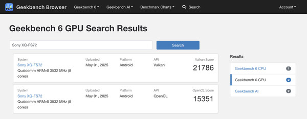 (Fonte da imagem: Geekbench)