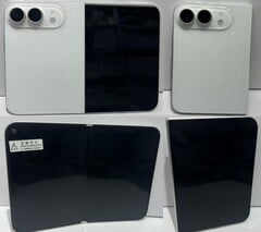 Um modelo vazado do iPhone Ultra na cor branca.