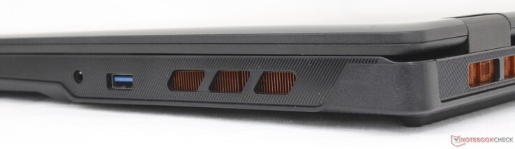 Direita: Fone de ouvido de 3,5 mm, USB-A 3.2 Gen. 1