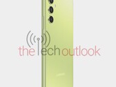 Espera-se que o Galaxy A34 5G seja parecido com o Galaxy S23. (Fonte da imagem: TheTechOutlook)