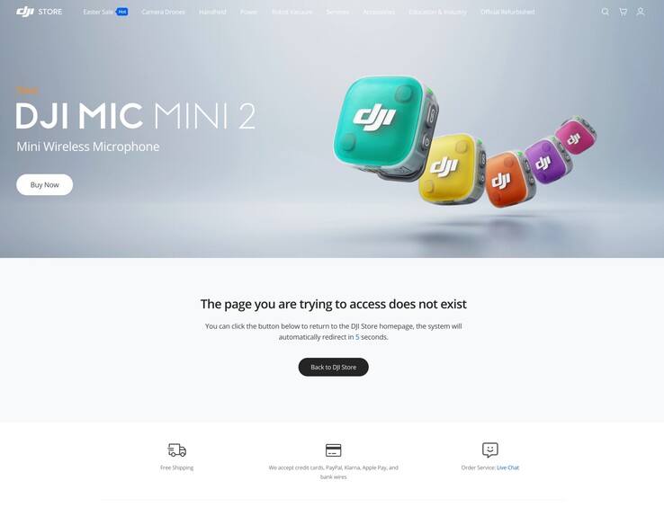 A DJI revelou acidentalmente o Mic Mini 2 em seu site. O senhor ainda não pode comprá-lo.