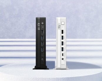 O mini PC MSI PRO DP10 apresenta um gabinete elegante. (Fonte da imagem: MSI)