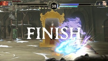Na imagem: uma captura de tela do jogo “Avatar Legends: The Fighting Game”.