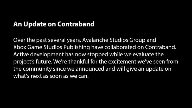 O comunicado de imprensa da Avalanche Studios. (Fonte da imagem: Avalanche Studios) 
