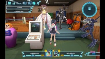 Na foto: Uma captura de tela do jogo Digimon World: Next Order.