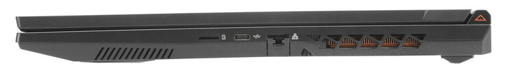 Certo: Leitor de cartões (microSD), Thunderbolt 4 (USB-C; DisplayPort), Gigabit Ethernet