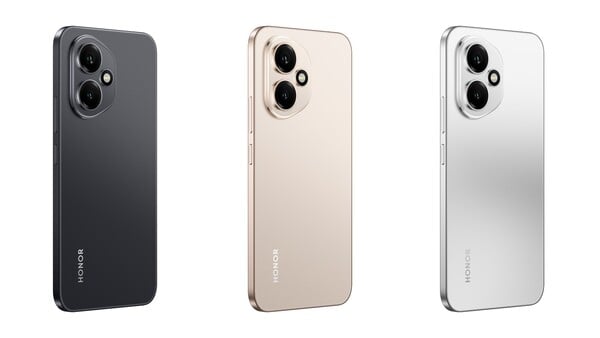 O Honor 400 está disponível em preto, dourado e prateado. (Fonte da imagem: Honor)