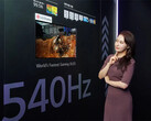 Uma imagem compartilhada pela LG Display do que se acredita ser seu novo painel WOLED de 27 polegadas. (Fonte da imagem: LG Display)