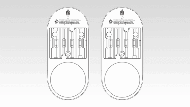 A LG Smart Deadbolt Lock será alimentada por quatro pilhas AAwebp