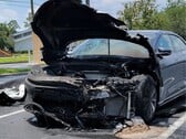 As consequências do incêndio em um veículo de demonstração do Lucid Air