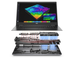 Dell Precision 7770 vindo com 55 W 12th gen Core i9 vPro CPUs, displays UHD HDR500 DCI-P3, e até gráficos Nvidia RTX A5500 (Fonte: Dell)