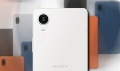 A suposta renderização do potencial Sony Xperia Ace IV revela uma linguagem de design renovada e uma configuração de câmera simples. (Fonte da imagem: Sony/@mirai160525 - editado)