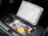 O AcoPower TesFridge foi projetado para o porta-malas de vários veículos elétricos da Tesla.  (Fonte da imagem: Kickstarter)
