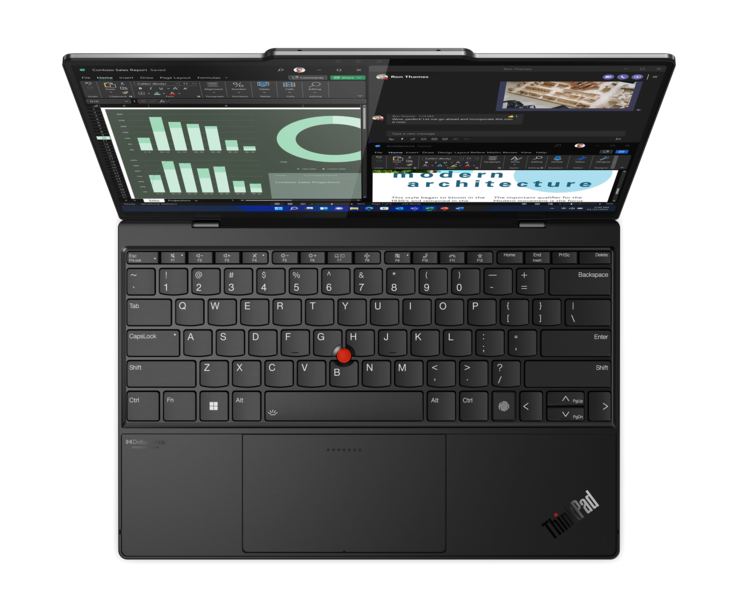 Lenovo ThinkPad Z13 G1: área de teclado