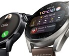 A série Huawei Watch 3 em breve apoiará os controles por gestos na China. (Fonte da imagem: Huawei)