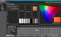 ColorChecker após a calibração