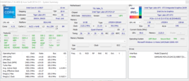 Informações sobre o sistema: Resumo do HWiNFO